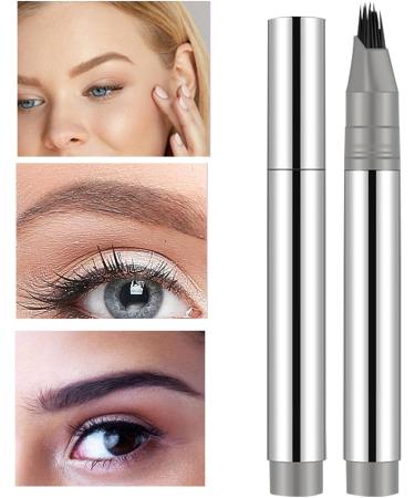 Eyebrow Pen | Liquid Eyebrow Pencil with Multi-Pointed Tip - Anti-Slip Pen Natural Hair Effect Long-Lasting Sweat-Resistant - Buy Online on GoSupps.com