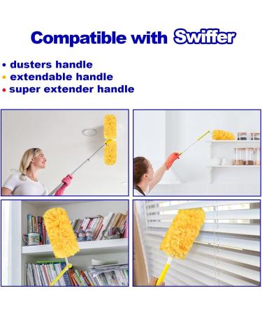 Duster Refill Compatible with Swiffer Duster 360 Degree Disposable Heavy Duty Dusters for Cleaning(36 Duster Refills+1 Handle) - Buy Online on GoSupps.com