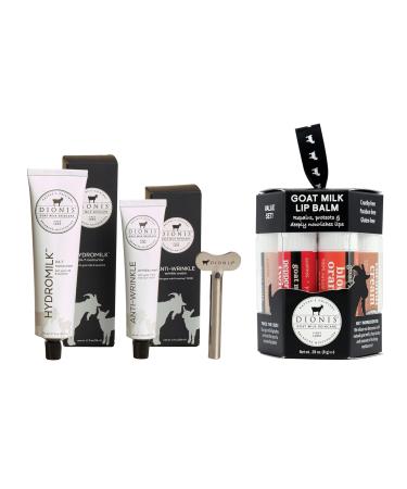 Dionis Goat Milk Skincare Essentials Skincare Set and 6 Pc Lip Balm Ornament 2024