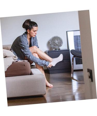 FRCOLOR 3 Pairs of Protective Socks Moisturising Socks with Socks for Women Spa Moisturising Gel Socks Beauty Socks Socks for Feet with Lotion Enriched Socks White Foot - Buy Online on GoSupps.com