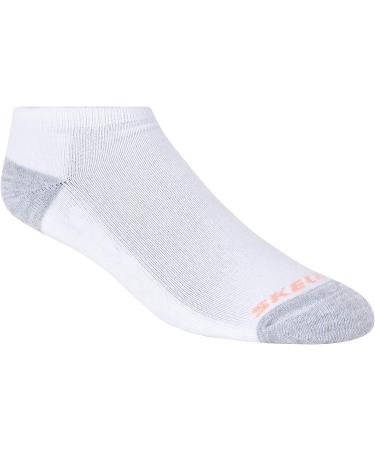 Skechers Women's 10-Pack No Show Socks 9-11 White/Orange - Comfortable and Stylish - Buy Online on GoSupps.com
