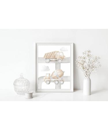 Double Critical Lemmami Stationery 3er Set Murals - Children's Room Baby Room Poster Pictures DIN A3 - Excavator Construction Site Decor - Buy Online on GoSupps.com