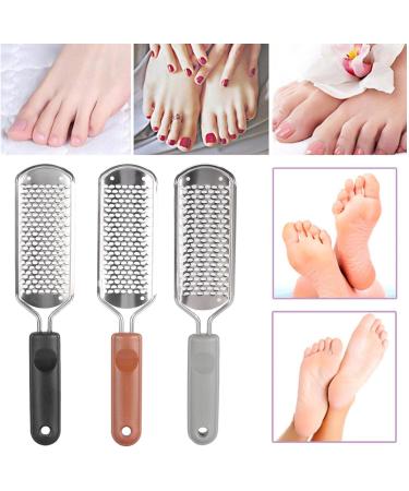 Double-Sided Rustproof Steel Dead Skin Remover & Callus Remover for Perfect Pedicure - Foot Care Tool in Black - Buy Online on GoSupps.com