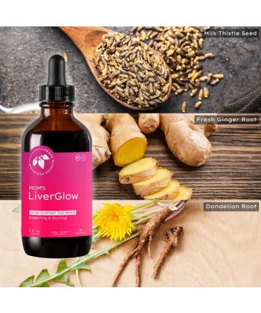 Mountain Meadow Herbs Mom's Liver Glow, Advanced Detoxifier and Regenerator to Support Liver Health and Function - 4 oz - for a Happy Liver For Moms 4 Fl Oz (Pack of 1) - Buy Online on GoSupps.com