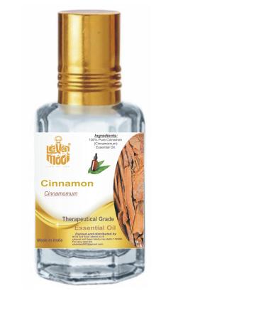 LEVENMOOI Cinnamon (Cinnamomum) Pure & Natural Therapeutic Grade Essential Oil Glass Without Pure & Natural Dropper (5ml
