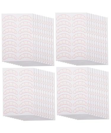 POPETPOP 4pcs 3 Eyelash Positioning Eye Patch Makeup Under Eye Pads Eyelash Tools Eyelash Extension Tape Eyelash Cushions Grafting Eyelash Poster Miss Eyelashes Pp Cosmetic