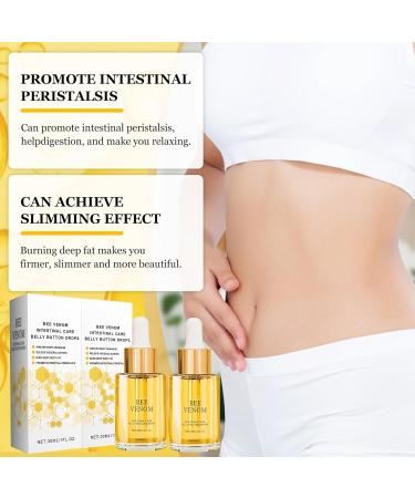 KERANEET Bee Venom Belly Button Drops 2 Pieces Bee Venom Drops Bee Venom Drops Bee Venom Belly Button Drops Bee Venom Belly Button Drops Bee Venom Intestinal Detox Belly Button Drops - Buy Online on GoSupps.com