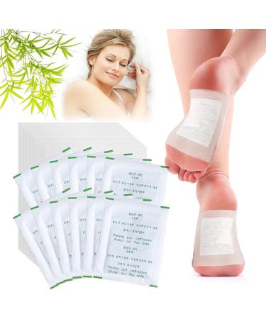 Detox Foot Pads - 100 PCs Detoxification Plaster for Pain Relief & Health Care - Remove Toxins with Green Foot Care Pads - Buy Online on GoSupps.com