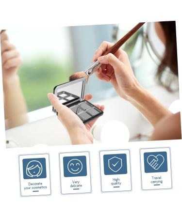  MERRYHAPY MERRYHAPY Compact Eyeshadow Storage Box Travel Makeup Tray Refillable Lipstick Case Under-Blush Box for Artists - Buy Online on GoSupps.com