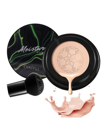 Air cushion CC cream mushroom head Liquid primer BB cream Mushroom Head Air Cushion BB Cream moisturizing concealer perfect cover moisturizing brightening (ivory) 1 piece (1 -pack) ivory