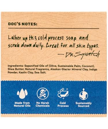 Dr. Squatch Fresh Falls Coconut Bar Soap for Men - 5 oz (Pack of 1) | All Natural, Zero Grit - Buy Online on GoSupps.com