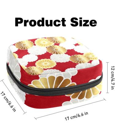 Portable Women's Menstrual Storage Bag - Japanese Style Multicolor Ideal for Teens & First Period Essentials - Buy Online on GoSupps.com