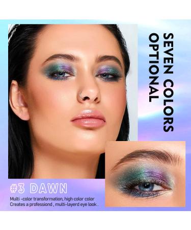 Maki Yika Liquid Glitter Eyeshadow Set - Chameleon Color Shifting, Highly Pigmented, Long-Lasting Metallic Eye Look - Twilight, Dawn, Aurora (1+3+6) - Buy Online on GoSupps.com