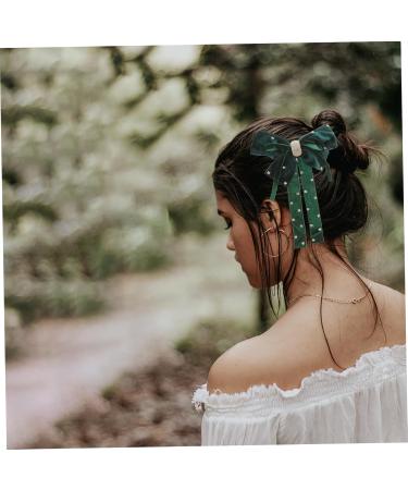 Beaupretty bow hairpin rhinestone hair clips hair clips for girls girl bows for hair female hairpin hair barrette satin hair bows long hair clips women hair decoration hair Hair - Buy Online on GoSupps.com