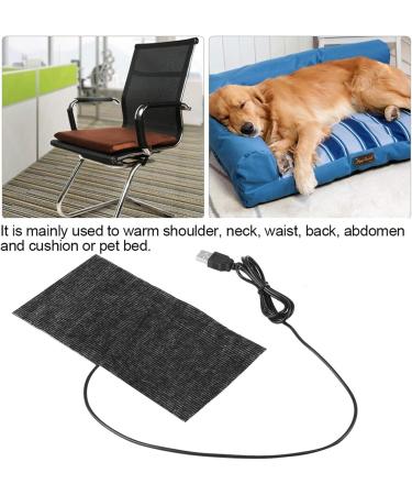 USB Heating Film | 5V Carbon Fiber Heating Mat - 20x10cm Black Warm Mouse Pad & Blanket - Buy Online on GoSupps.com