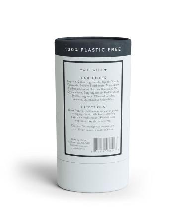 Naturally Effective Plastic Free Deodorant for Women and Men | Aluminum Free with Baking Soda, Probiotics, Coconut Oil, and Shea Butter | Charcoal Infused - Buy Online on GoSupps.com