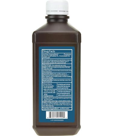 Epic Medical Supply Hydrogen Peroxide 16 oz - Antiseptic Wash for Cuts, Scrapes & Bites - Buy Online on GoSupps.com