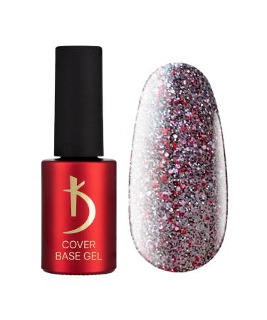 K Professional Base Coat - Cover Base Gel Transparent Graphit - White Pink Flakes -7ml- UV Nailack - Lower Lacquer - Gel N gel - Gellack - 07cd - White Pink Floken Claphite - White Pink Flakes - Buy Online on GoSupps.com
