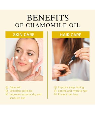 Aoruilia 10ml Chamomile Essential Oil Pure Natural Floral Essential Oils Fragrance for Diffuser for Home Aromatherapy Perfume Candle Making Wax Melts Cleaning Chamomile 10 ml (Pack of 1) - Buy Online on GoSupps.com