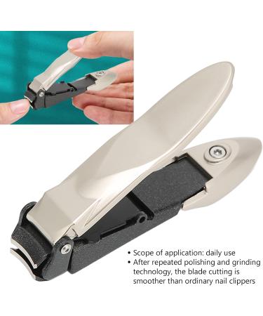 Nail Clippers Smooth Blade Nail Chip Storage Rust Resistant Non Slip Handle Portable for Home Use - Buy Online on GoSupps.com