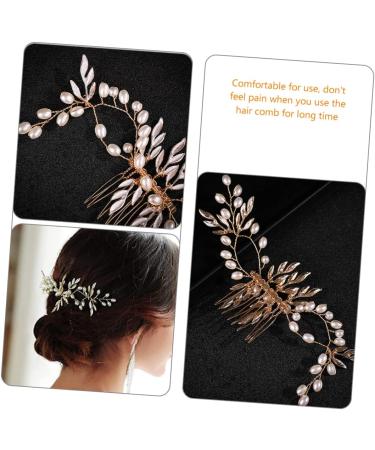 FOMIYES Piece Pearl Hair Comb Tiara Hair Pearls Wedding Hair Accessories for Brides Accessories for Women Pearl Hair Pin Pearl Hair Clip Hair Comb Clips Alloy Set Bridesmaid Mesh - Buy Online on GoSupps.com