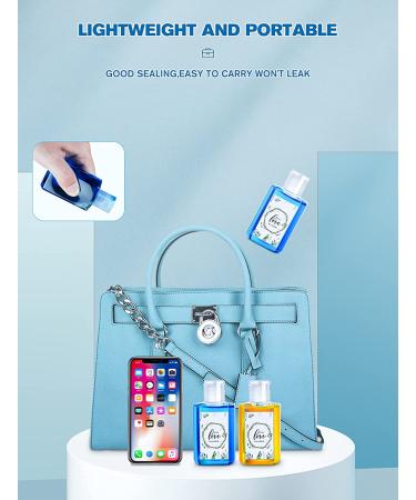 50 Pack 60ml Empty Plastic Travel Bottles - Refillable Flip-Top Containers for Hand Sanitizer, Shampoo, Lotion - BPA-Free Mini Bottles for Baby Shower - No Parabens - Buy Online on GoSupps.com