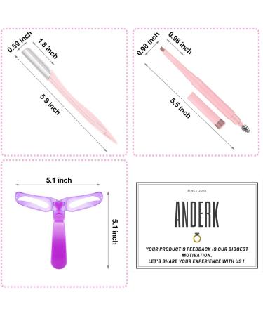 ANDERK Eyebrow Stencil 8 Styles Eyebrow Shapes Grooming Stencil Set of Eyebrow Drawing Guide Card Brow Shaping Template 5 Pieces Eyebrow Pencil Eyebrow Shaping Tool DIY Makeup Tools - Buy Online on GoSupps.com