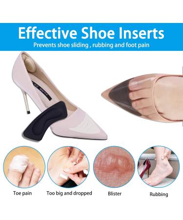 9 Pairs of Heel Cushion Inserts - Heel Protection & Filler Pads for Loose Shoes - Multicolored Shoe Heel Holders - Buy Online on GoSupps.com