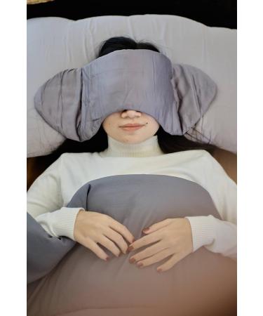 Sleepfolio Bamboo Weighted Sleep Mask | Deep Pressure Therapy for Restful Sleep - Buy Online on GoSupps.com