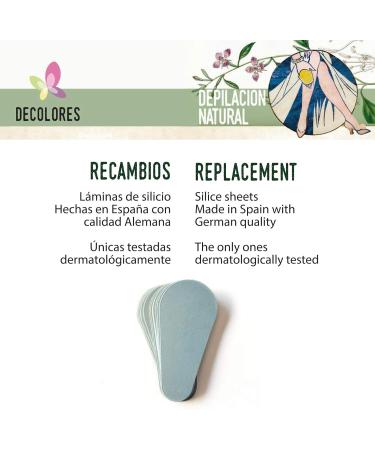 Decolores | pilation naturelle | Remplacements faciaux | Soin de votre Peau | pilation | Peau lisse et parfaite | Enl ve les poils et les peaux mortes | 30 unit s - Buy Online on GoSupps.com