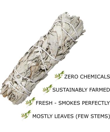 Bulk White Sage Smudge Sticks (3 Pack) - Organic Sage Bundles for Cleansing and Stress Relief | Wholesale | Sustainably Grown - Buy Online on GoSupps.com
