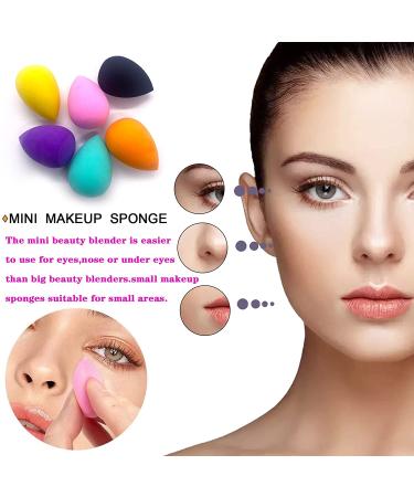 GFOUNS Small Mini Beauty Blender Makeup Sponge 30pcs - Multi-Colored Foundation Beauty Sponges for Face | Makeup Blender Sponges for Foundation Blending - Buy Online on GoSupps.com
