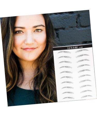 Beavorty 2 Pairs Makeup Stencil Makeup Stickers Eyebrow Stickers for Makeup Cosmetic Tool Miss Natural - Buy Online on GoSupps.com