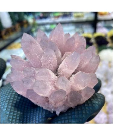 Natural Crystal Rough Crystal Cluster Natural Rose Crystal Cluster Flower Gem Gift Room Office Decor Gift (Size : 200-250g) - Buy Online on GoSupps.com