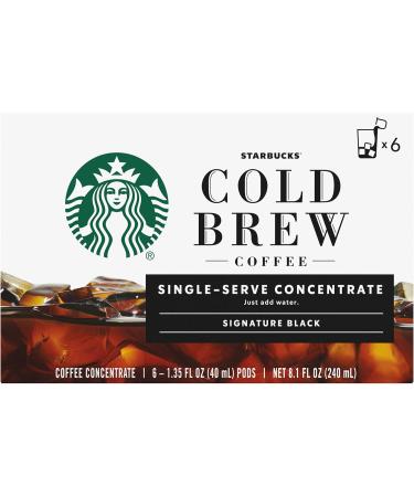 Starbucks Cold Brew Concentrate 16.2 Fl Oz (Signature Black + Caramel Dolce) - Buy Online on GoSupps.com