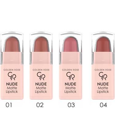  Golden Rose Golden Rose NUDE MATTE Mini Lipstick - Buy Online on GoSupps.com