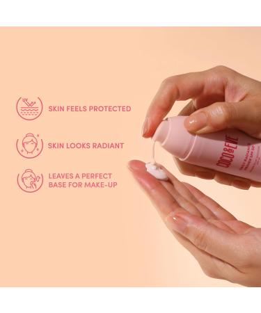 Coco & Eve Daily Radiance Primer SPF50 Sunscreen. Tinted Primer with SPF 50 for Sunscreen Protection Against UVA UVB. Antioxidants Niacinamide for Radiant Skin and Healthy Glow. (50 ml) - Buy Online on GoSupps.com