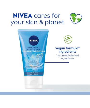 NIVEA Refreshing Facial Cleansing Gel For Normal Skin 150mL 150 ml (Pack of 1) Combination Skin - Buy Online on GoSupps.com