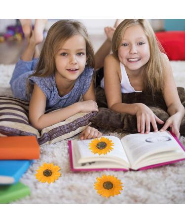 24 Pcs Real Dried Sunflower Petals for Resin Jewelry Making - Yellow Sunflower Pressed Flowers for DIY Art & Craft - Buy Online on GoSupps.com