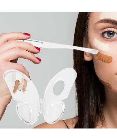 Makeup mixing palette makeup mixing tray - Acrylic cosmetic tray for mixing | Acrylic cosmetic makeup palette for mixing pigments foundation - Buy Online on GoSupps.com