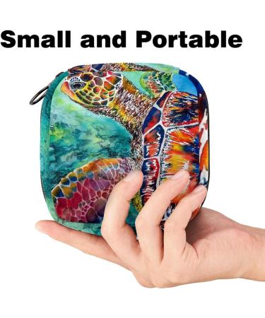 Portable Menstrual Pad Bag & Swim Storage for Girls & Women - Seate Zippered Cup Pouch - Buy Online on GoSupps.com