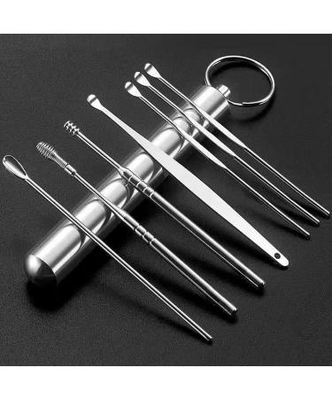 Cleaning Ears Wax Ear Wax Cleaners Ear Pick Earwax Removal Kit Ear Cleansing Tool Set Ear Curette Ear Wax Remover Tool with Cleaning Brush Pisole - Buy Online on GoSupps.com