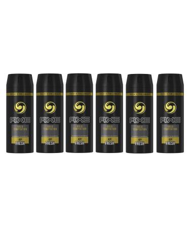 Axe Gold Temptation Body Spray Antiperspirant & Deodorant 4oz - Pack of 6 Cans | 48-Hour Odor Protection - Buy Online on GoSupps.com