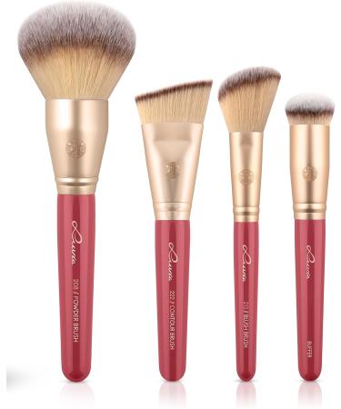 Luvia 14-Piece Makeup Brush Set - Vegan Cosmetic Brush Set with XL Powder Brush Sponge & Blender - Ideal for Beginners & Professionals - High-Quality Makeup Brushes for Perfect Makeup - Buy Online on GoSupps.com