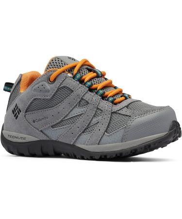 Columbia Redmond Waterproof Hiking Shoe Big Kid 6 - Titanium Grey/Steel/Gold Amber - Buy Online on GoSupps.com