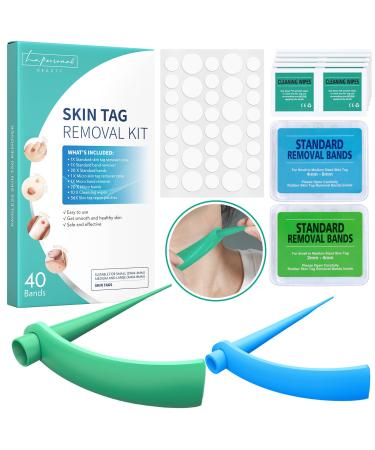 La. Personal Warts Review Kit Skin Tag Remover with 40PCs Repair Patches safe for most body parts (2 mm to 8 mm) safe and painless