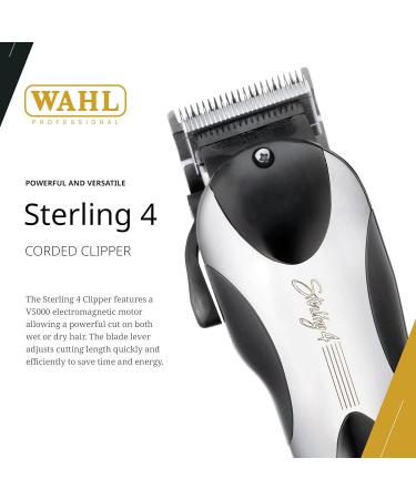 Wahl Professional Sterling 4 Hair Clippers - Barber-Quality Tools for Men & Women - International Shipping Available - Buy Online on GoSupps.com