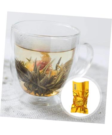 OUNONA 10pcs Organic Blooming Flower Tea Blooming Tea Balls Wrapped Blooming Tea Artistic Tea Flowering Tea Green Tea with Flowers Chinese Flower Tea Ball Gold China - Buy Online on GoSupps.com