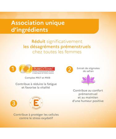 Serelys SPM Dietary supplement with cytoplasmic extracts of Swedish pollen saffron stigma extract that promotes pre-menstrual comfort - 30 vegetable capsules 1 month - Buy Online on GoSupps.com