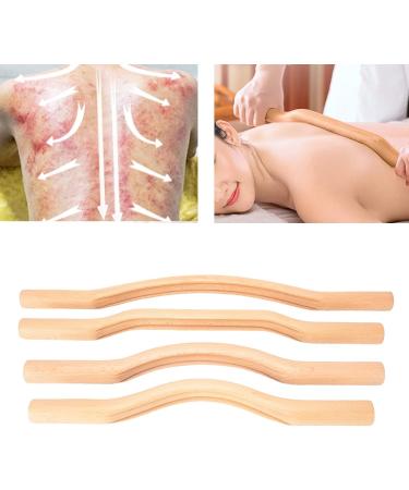 Verdant Touch Wooden Scraper Gua Sha Tool | Wood Massage Stick for Back Neck Shoulders & Legs - International Shipping Available - Buy Online on GoSupps.com